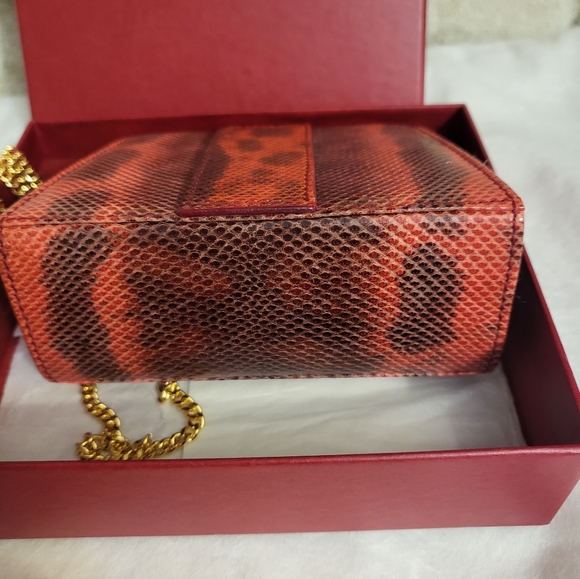 Authentic Salvatore Ferragamo mini python sling /belt bag. - Picture 6 of 13